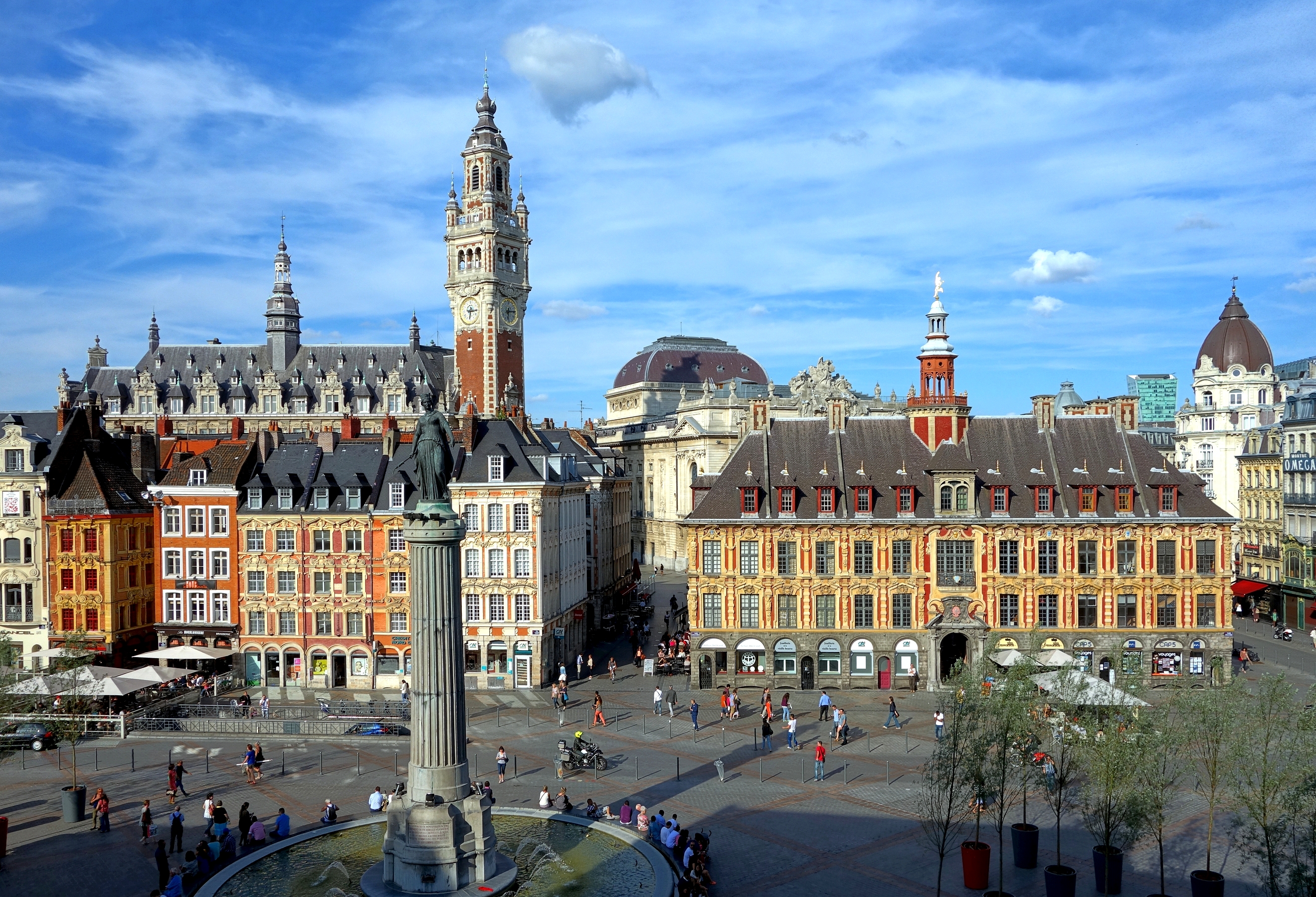Vue de Lille, grand place